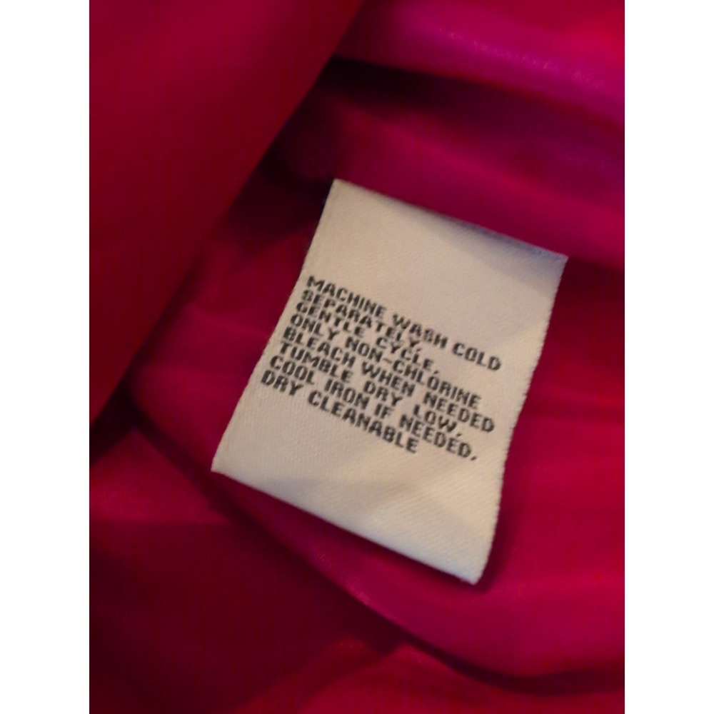 Jones New York Sport Women's XL Red Belted Double Breast Trench Coat Jacket - Picture 4 of 9
